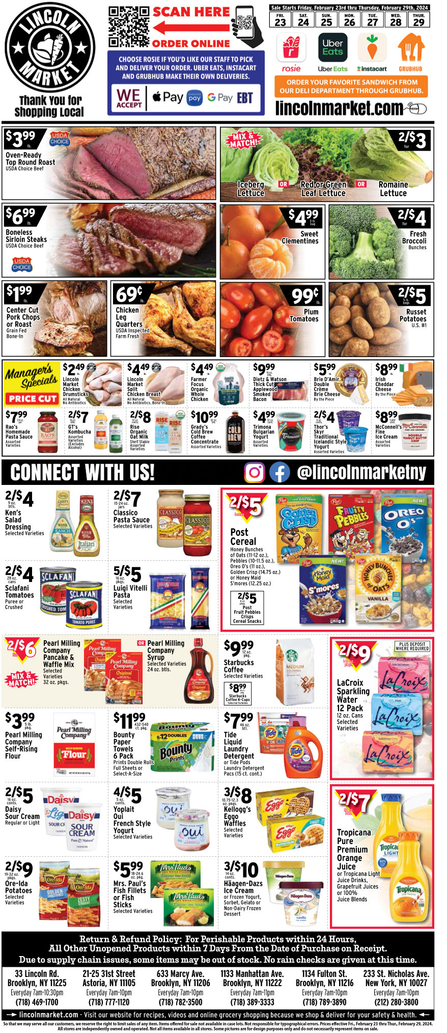 Weekly Sales Lincoln Market